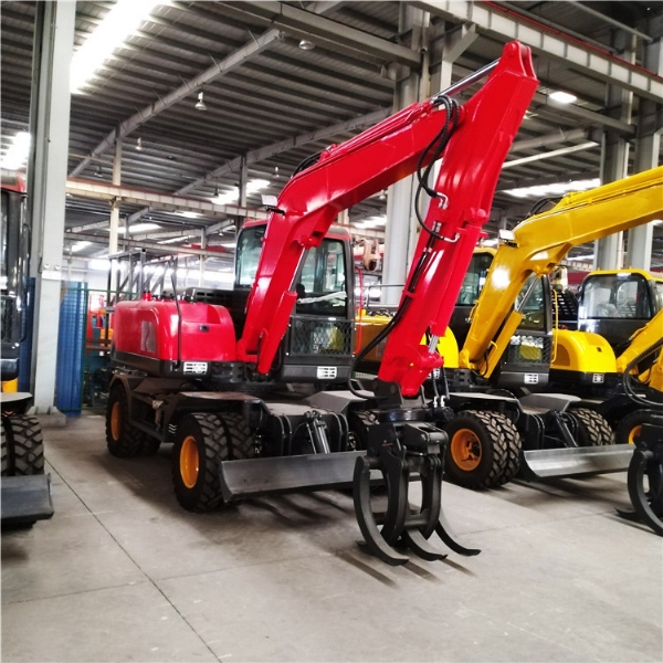 抓木機(jī)和機(jī)車安裝過程